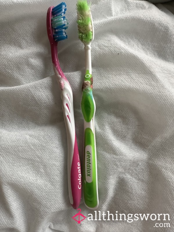 My Used Tooth Brushes From Holiday And Home