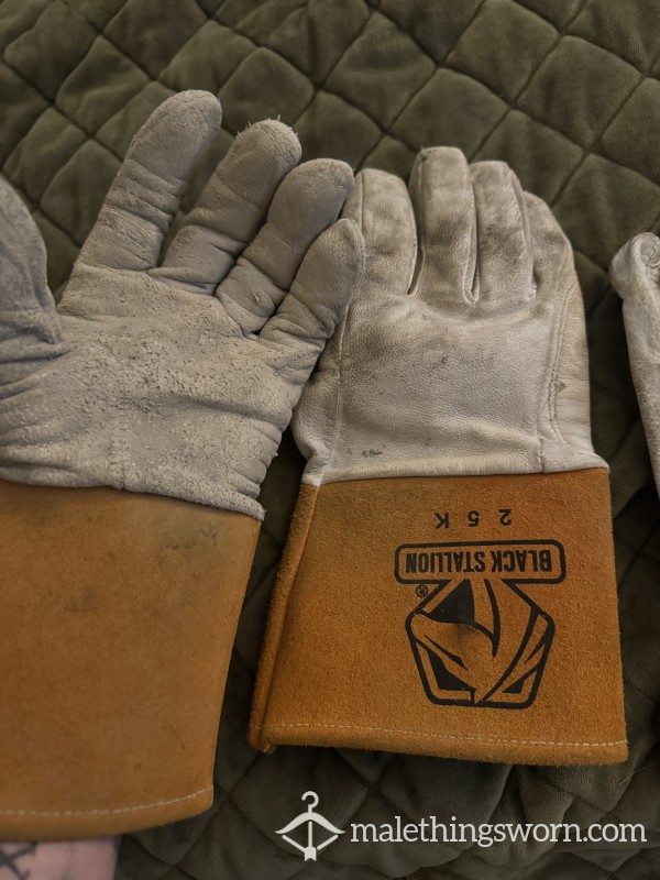 My Used Up Sweaty TIG Gloves