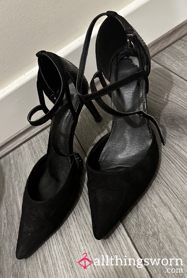 My Very Well Worn Black Heels