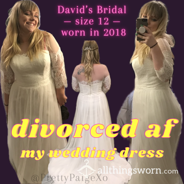 My Wedding Dress!!! 👰🏼‍♀️ Divorced A Narcissist 1YEAR AGO! Take It Off My Hands!!!