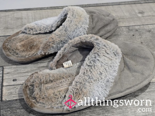 My Worn House Slippers. Lovely And Worn  All Physical Items Are Sent In A Vacuum Sealed Bag For Ultimate Freshness