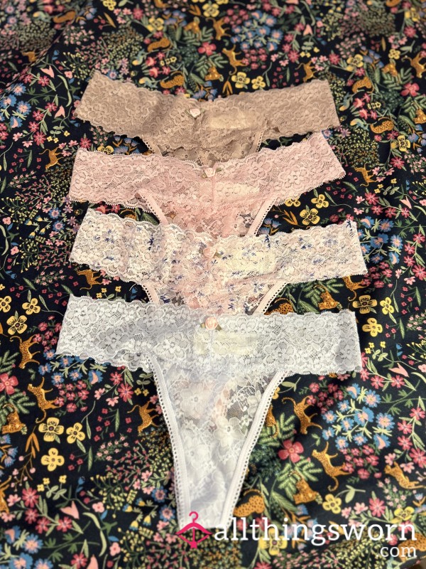 Mystery Lacy Thongs — What Will ? You Get ???