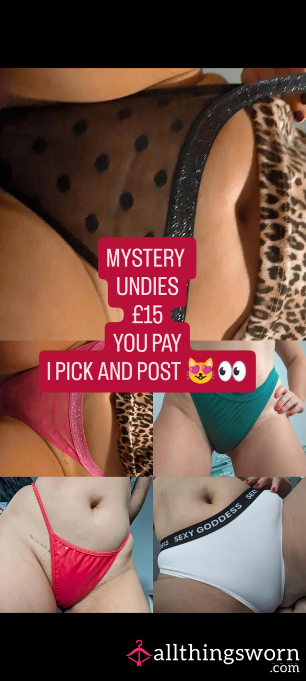 Mystery Undies. You Pay And Wait To See What Turns Up At Your Door Step 🤔👀😊