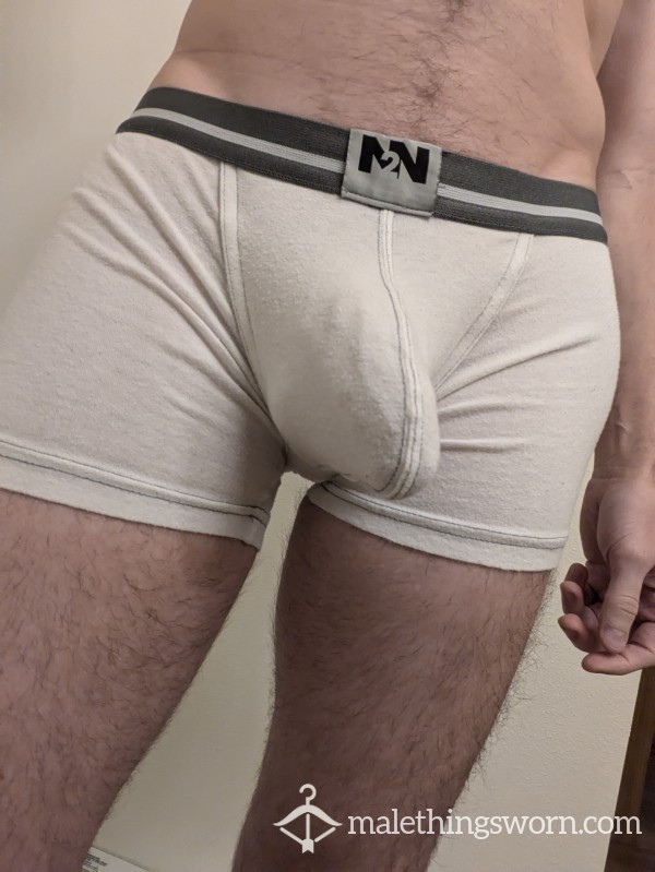 White Or Orange N2N Pouch Boxer Briefs