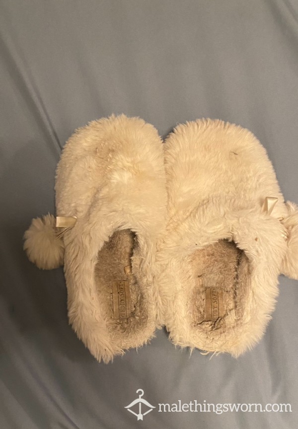 Nasty White Slippers