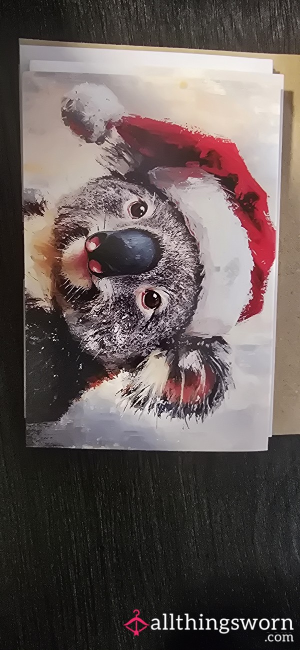 Naughty Christmas Card & Photo