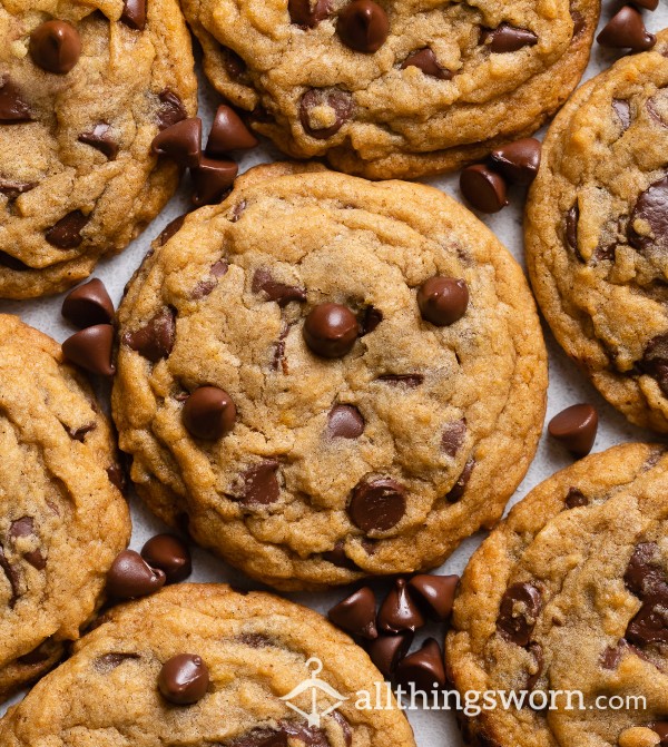 🍪 Naughty Fetish Chocolate Chip Cookies! Vac Sealed/Cold Packed 🍪