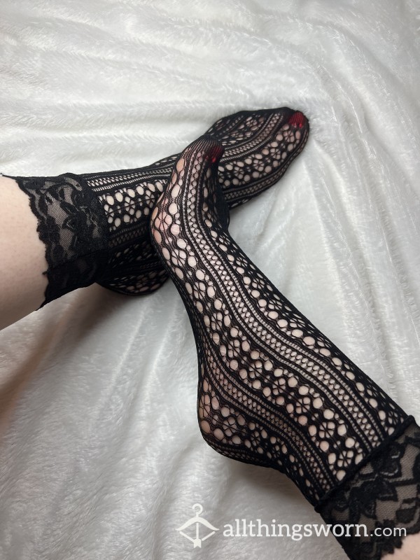 Naughty Little Fishnet Socks 🥵 🔥