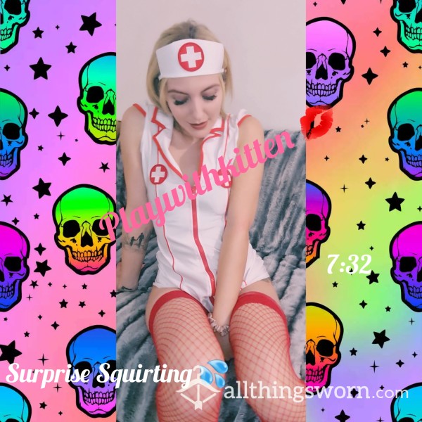 Naughty Nurse Squirts Everywhere 😈💦