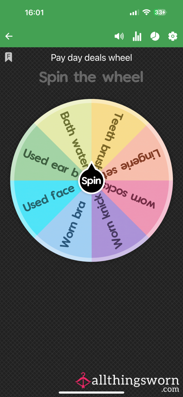 Naughty Spin The Wheel