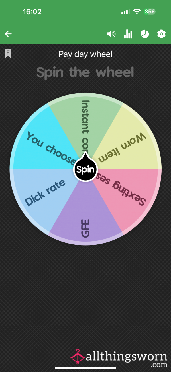 Naughty Spin The Wheel