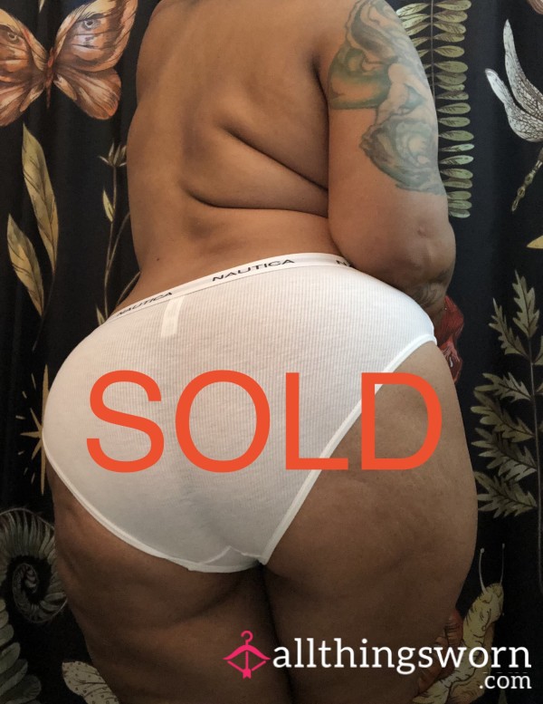 Nautica White Full Back Panty