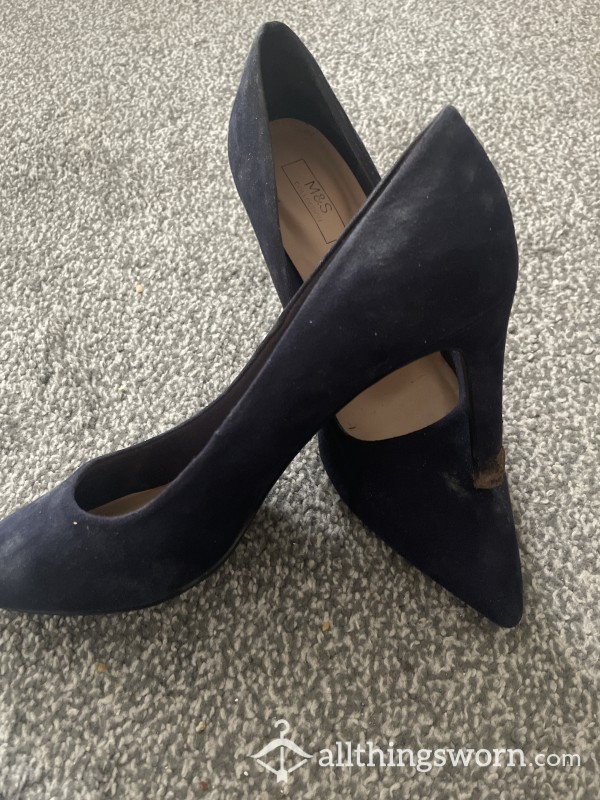 Navy 4” Heels