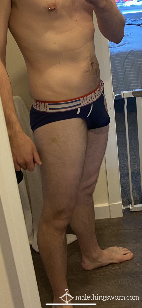 Navy Aussieb*m Briefs