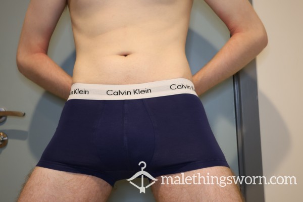 Navy Blue CK Boxers (Small)