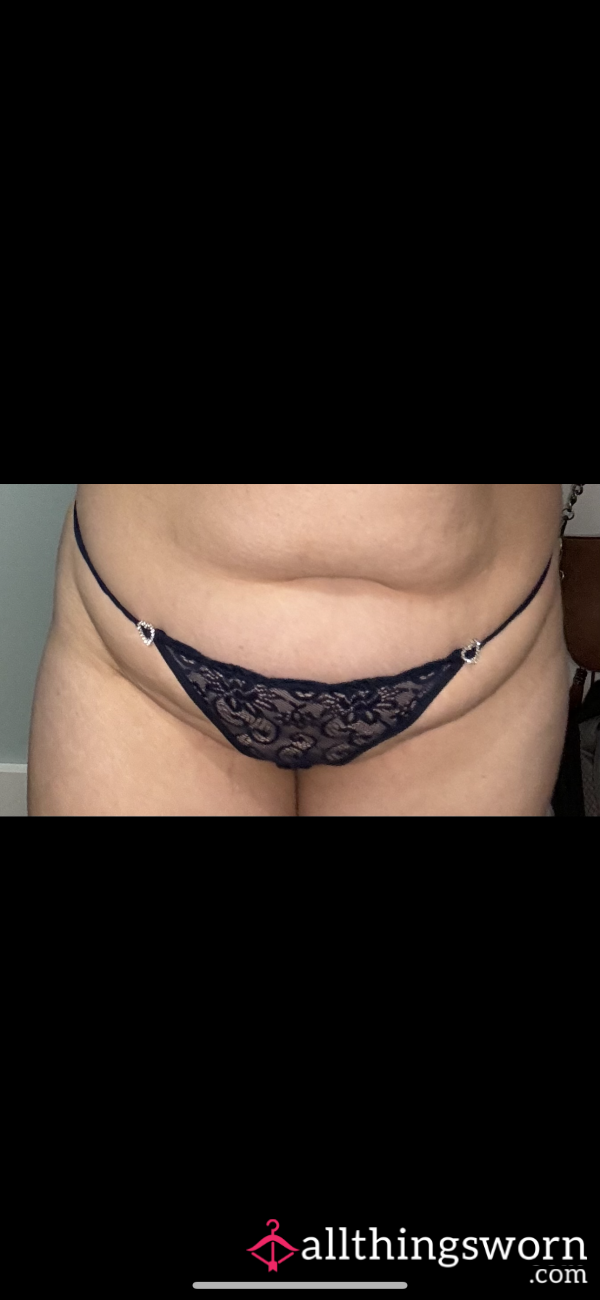 Navy Blue G String