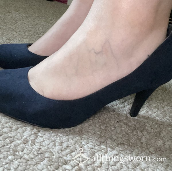 Navy Blue Heels Worn To Multiple Events