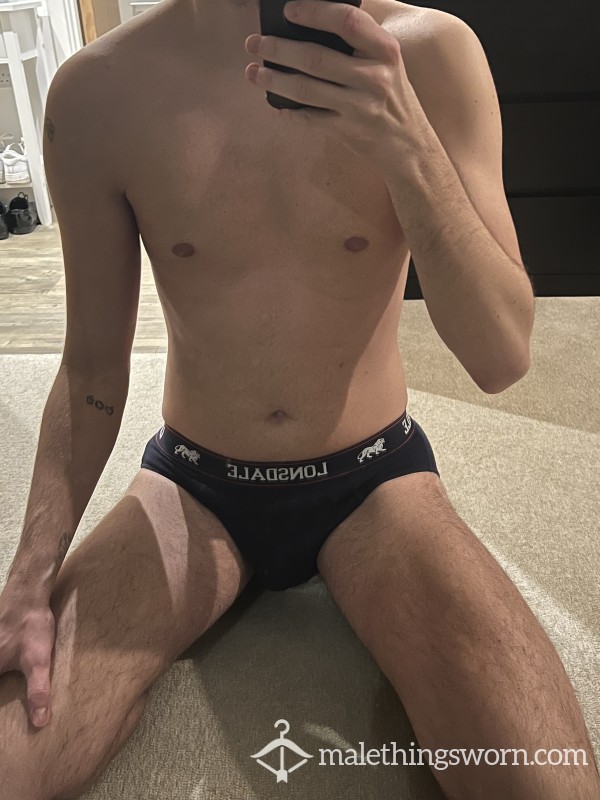 Navy Lonsdale Briefs Large