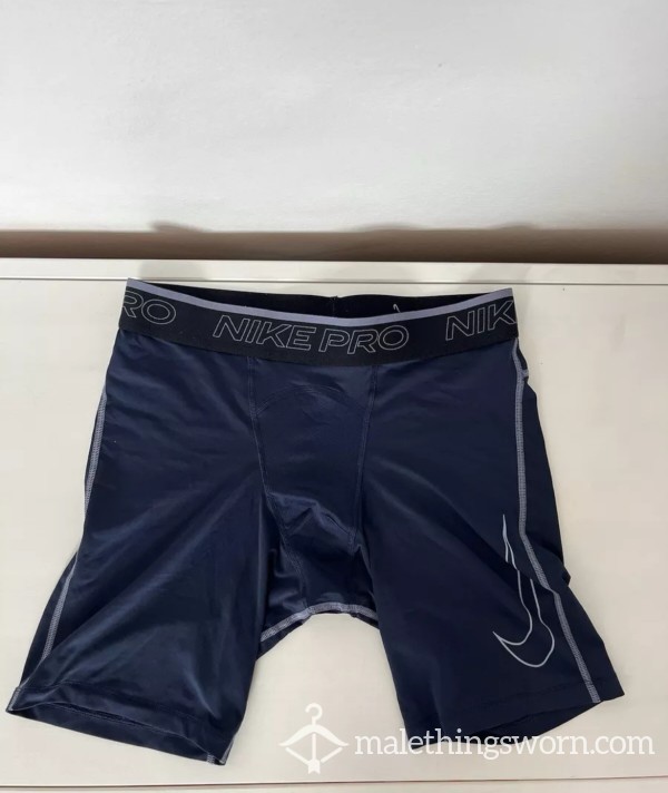 Navy Nike Pro Training Shorts