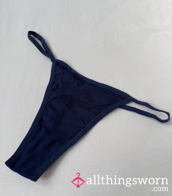 Navy Thong, 48hr Wear ✨💙