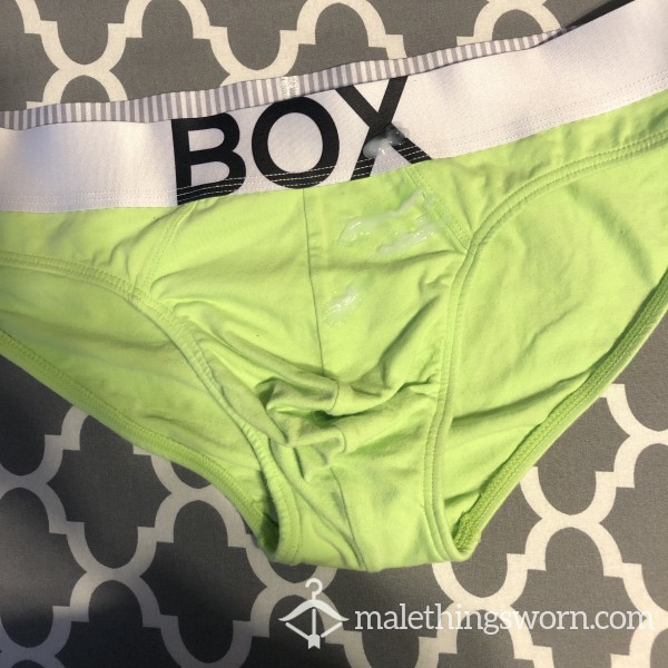 ** SOLD** Neon Green Boxwear Men’s Briefs ** SOLD**