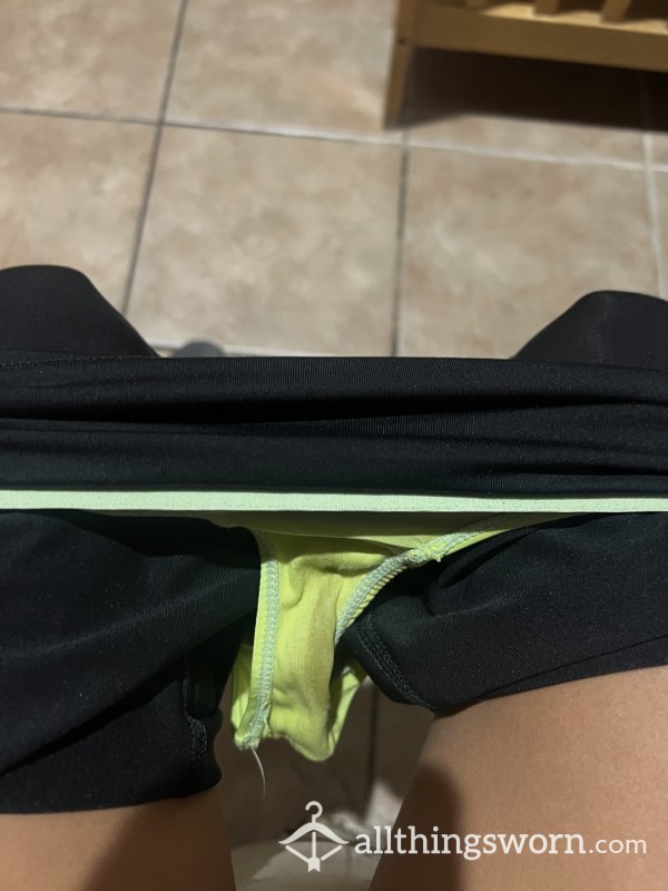 Neon Green High Rise Cheeky Panties