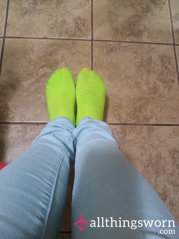 Neon Green Socks