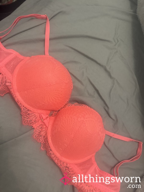 Neon Orange Bra