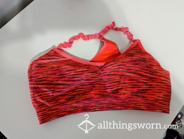 Neon Orange Sport Bra