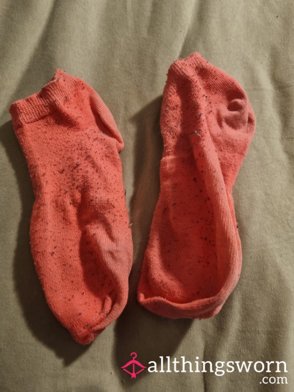 Neon Pink Ancle Socks