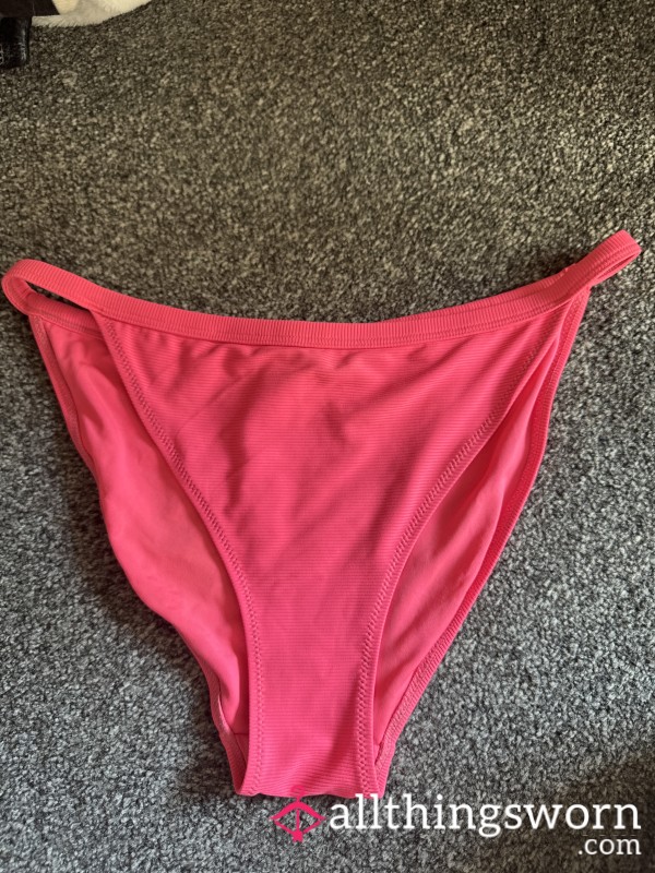 Neon Pink Bikini Bottoms