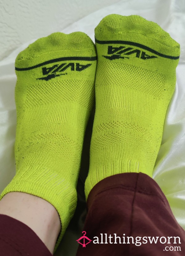 Neon Socks, Worn Until Perfectly Scented