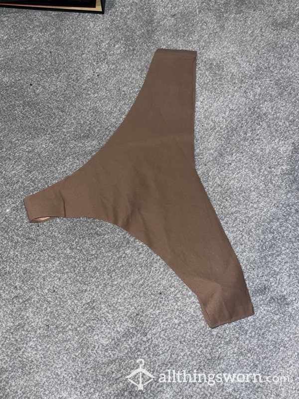 Neutral/brown No Show Panties