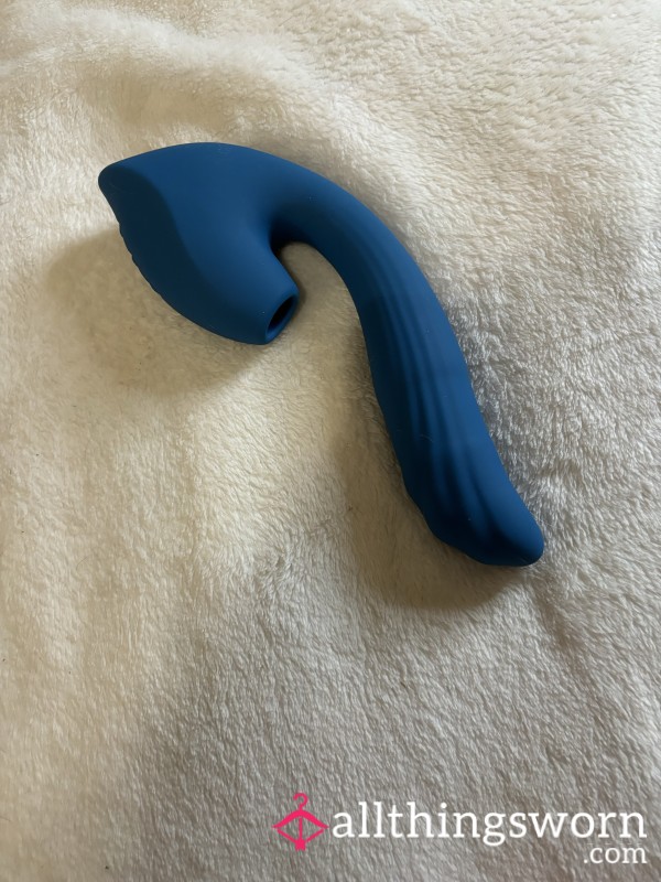 New Blue Clit Sucking Vibrating Di**o S** Toy **ADD ON ONLY**