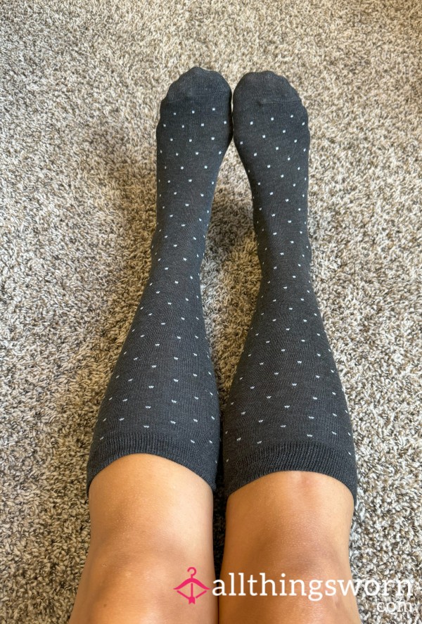 NEW! Knee High Polka Dot Socks