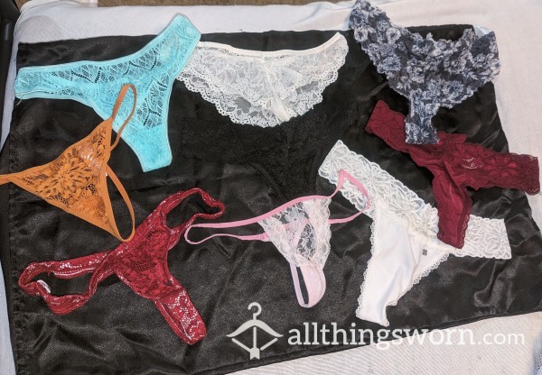 New! Lace Thongs