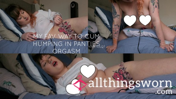 NEW My Fav Way To M*sturb*te Pillow Humping Orgasm