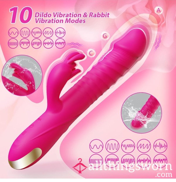 New Or Used 3 In 1 Thrusting Di**o Vibrator