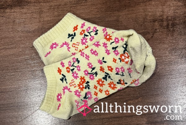 Yellow Flowers Socks