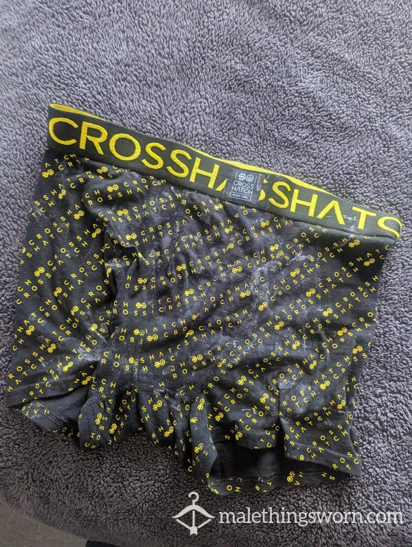 Newest C*m Rag Boxers (Crosshatch, Medium)