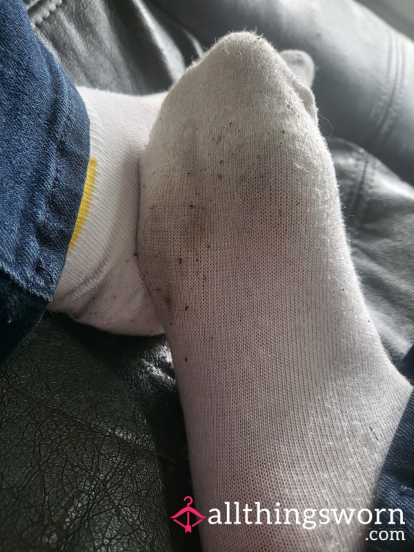 Nice And Dirty After A Buisy Day Sweaty Trainer Socks