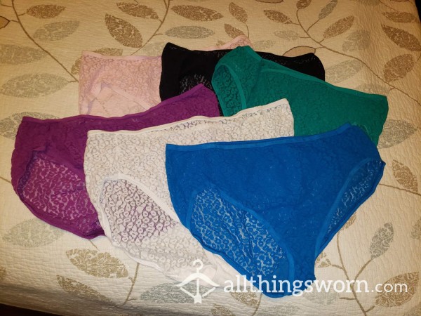 S**y Lace Panties - Green Pair Sold