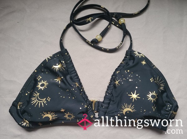 Night Sky Bikini Top - Very Showy String Bikini Top