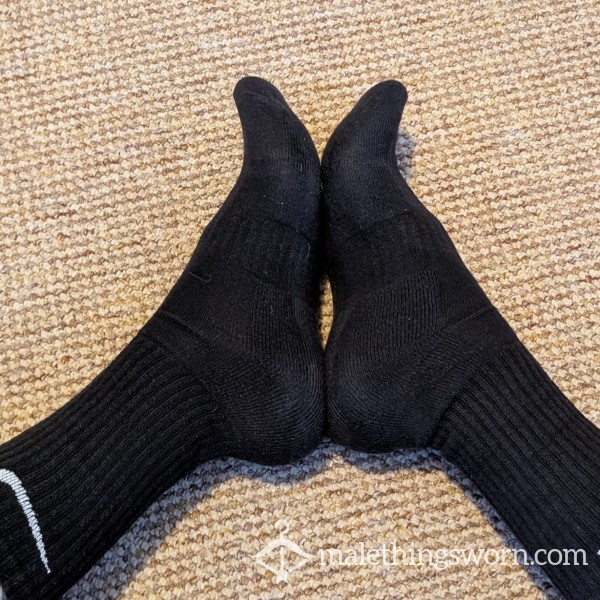 Nike Black Crew Socks: Worn 1 Day