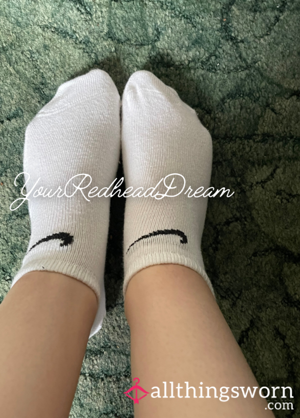 Nike Black & White Ankle Socks