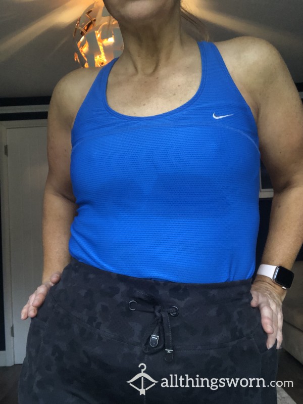 Nike Blue Workout Top