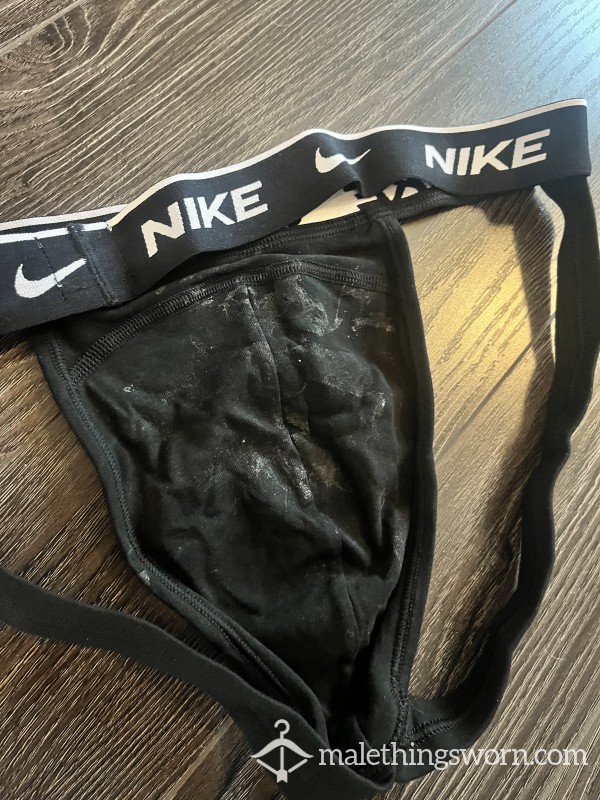 Nike Jockstrap Swapped With Buddy