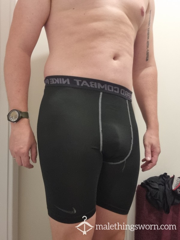 Sweaty Nike Pro Cycling Shorts