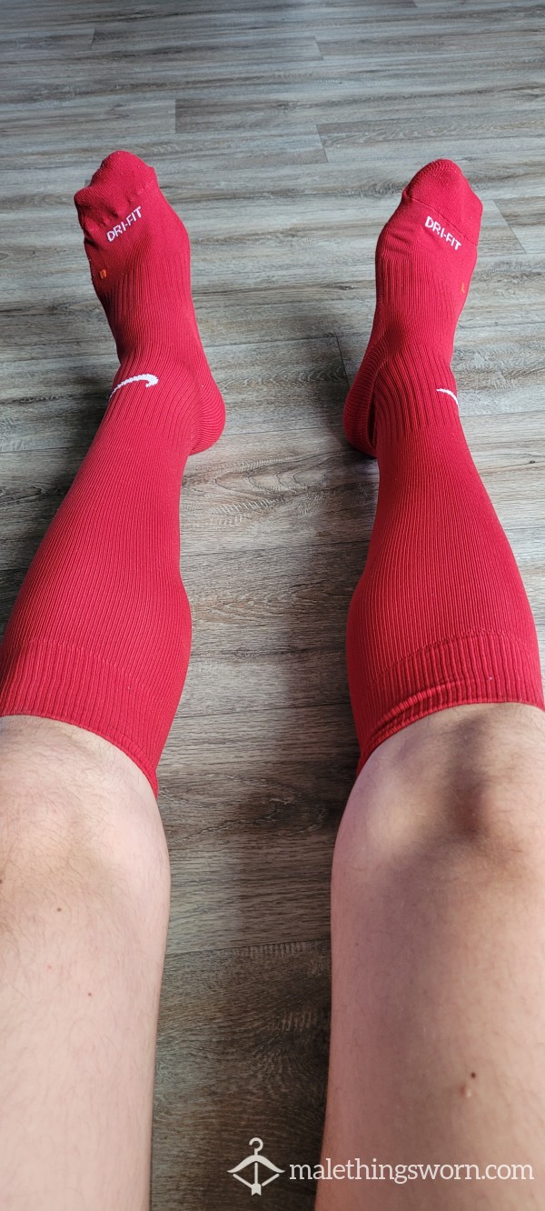 Nike Red Football Socks