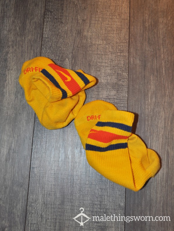 Nike Yellow Socks